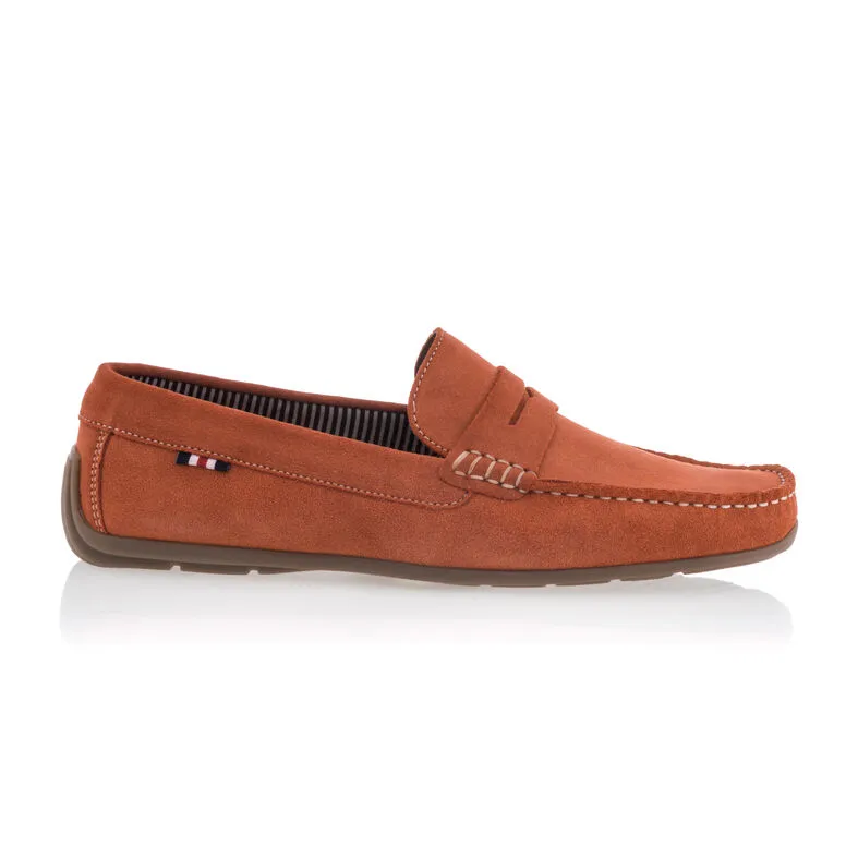 Mocasines / naúticos hombre naranja