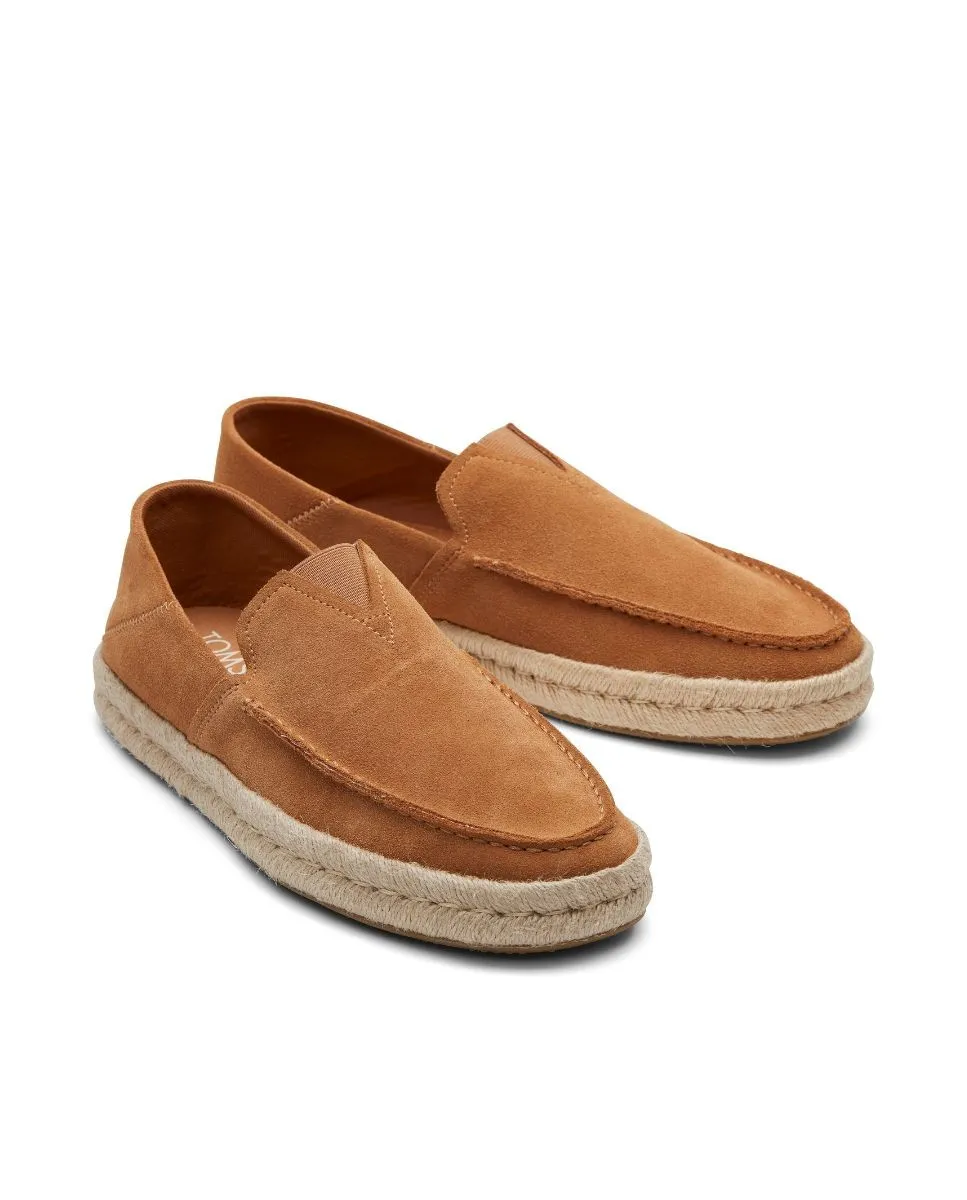 Mocasines de hombre yute arena