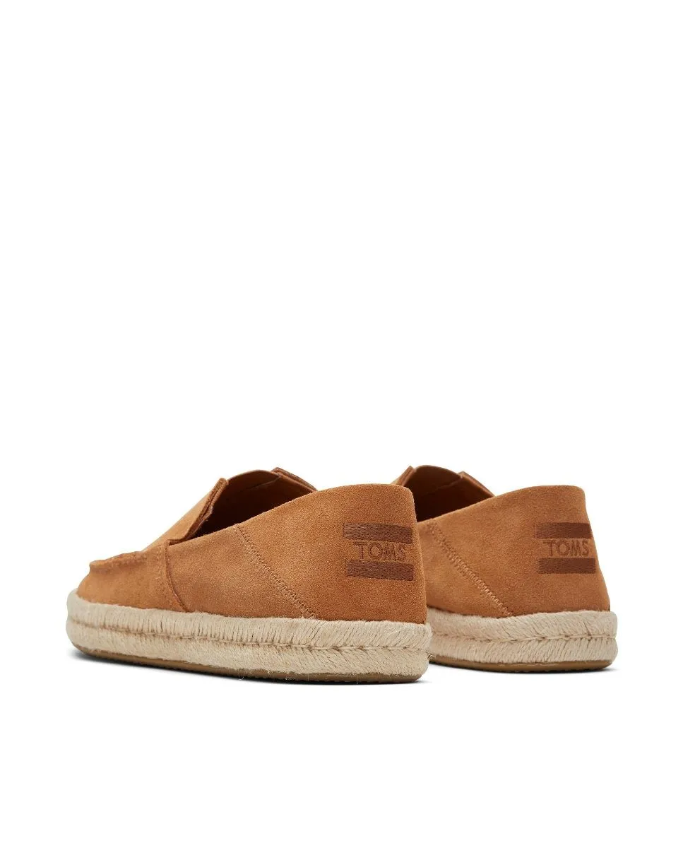 Mocasines de hombre yute arena
