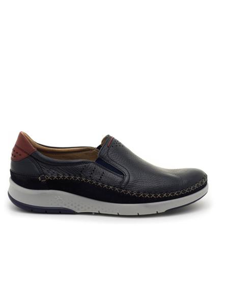 mocasines fluchos f0794 azules para hombre