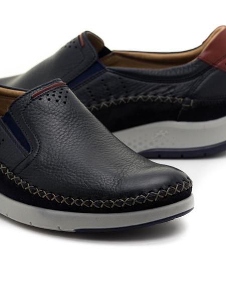 mocasines fluchos f0794 azules para hombre