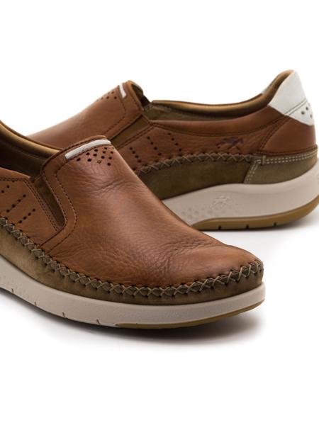 mocasines fluchos f0794 cuero para hombre