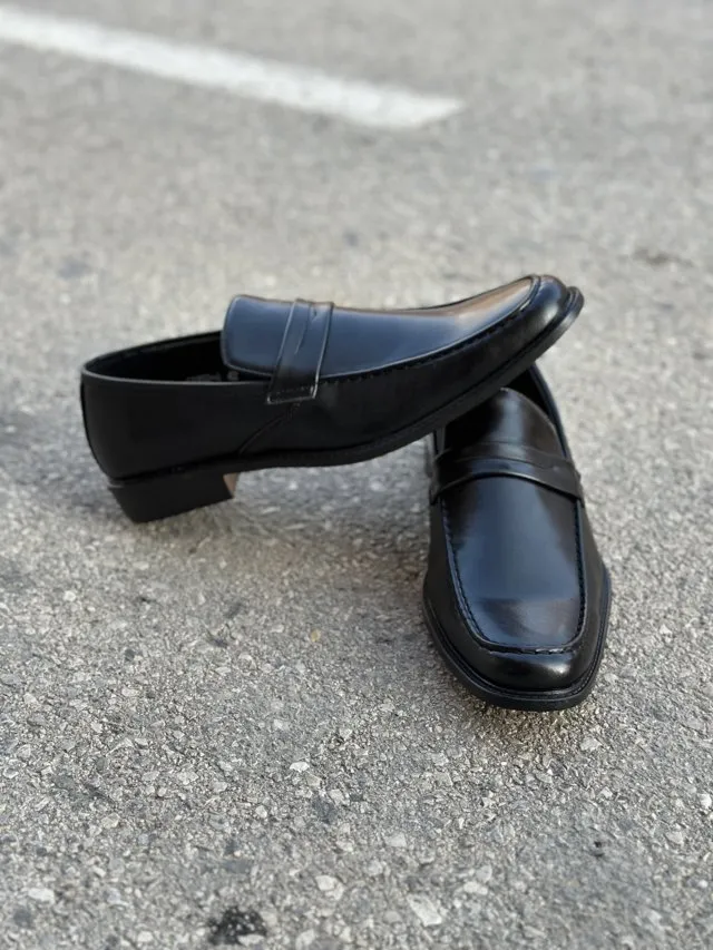 Mocasines negros para evento hombre