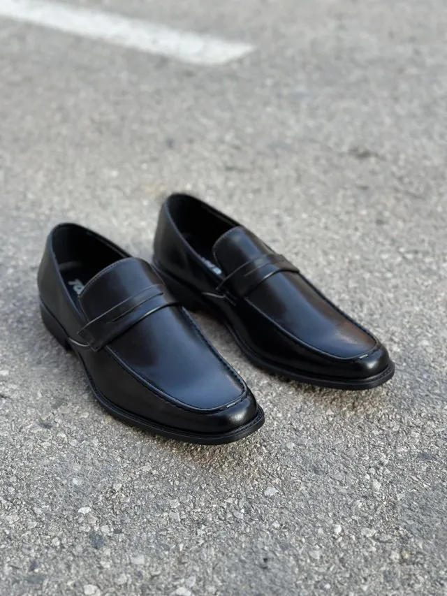 Mocasines negros para evento hombre