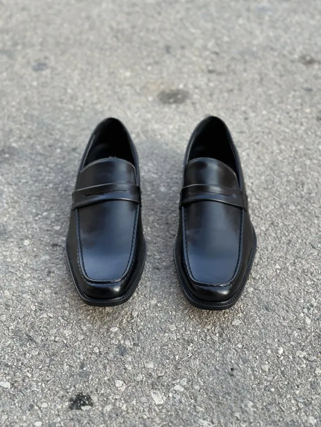 Mocasines negros para evento hombre