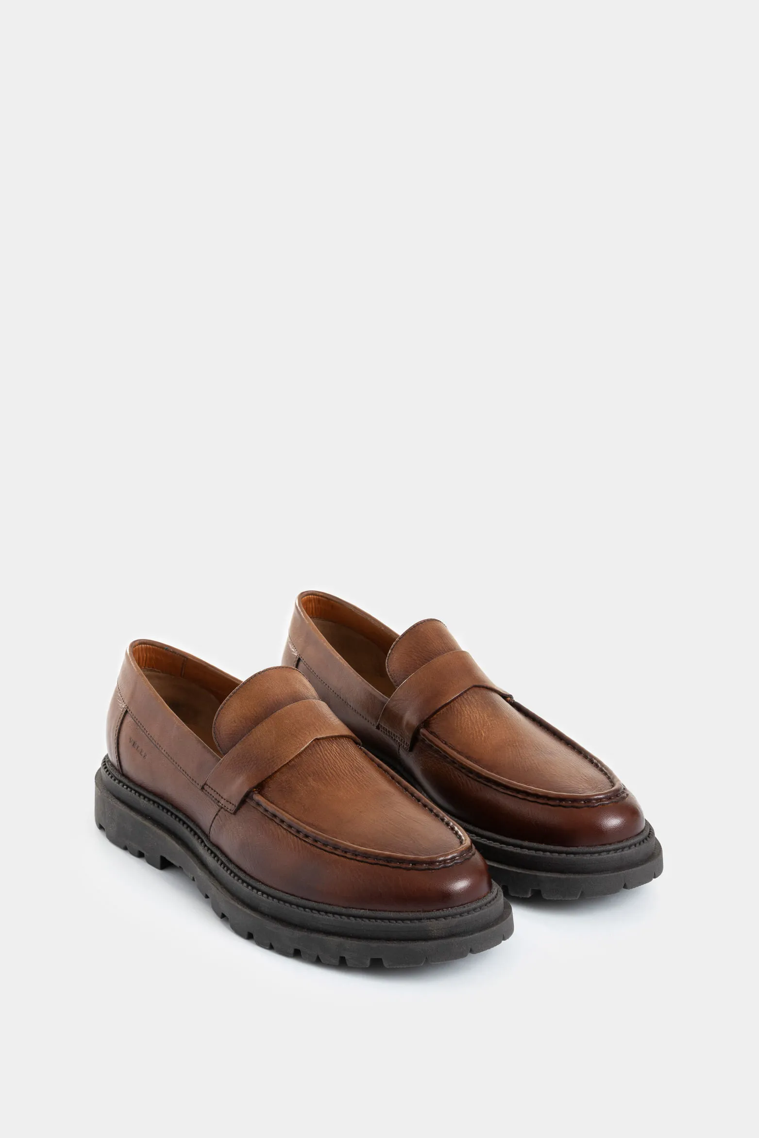 Mocasines Sunny de cuero para hombre antifaz