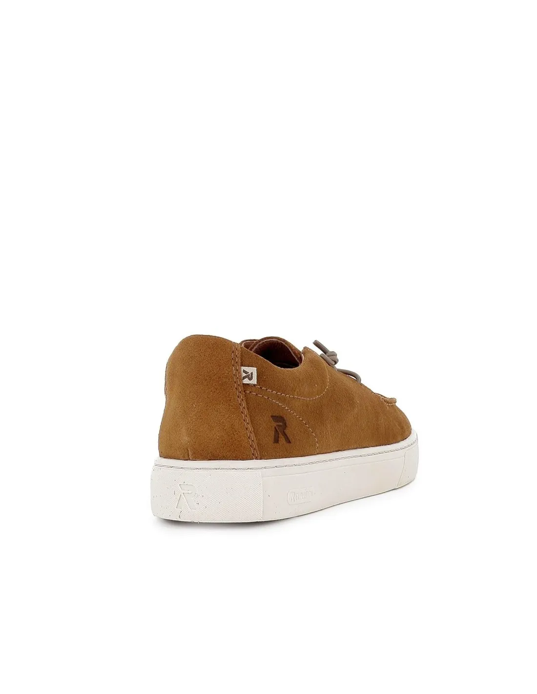 Mocasín cordones y piel hombre cuero RIEKER ANTISTRESS