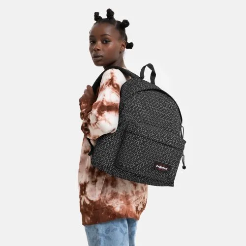 MOCHILA EASTPAK Padded Pak’r® 24 litros EK6208D8 Refleks Meta Black negra estampado en miniatura reflectante