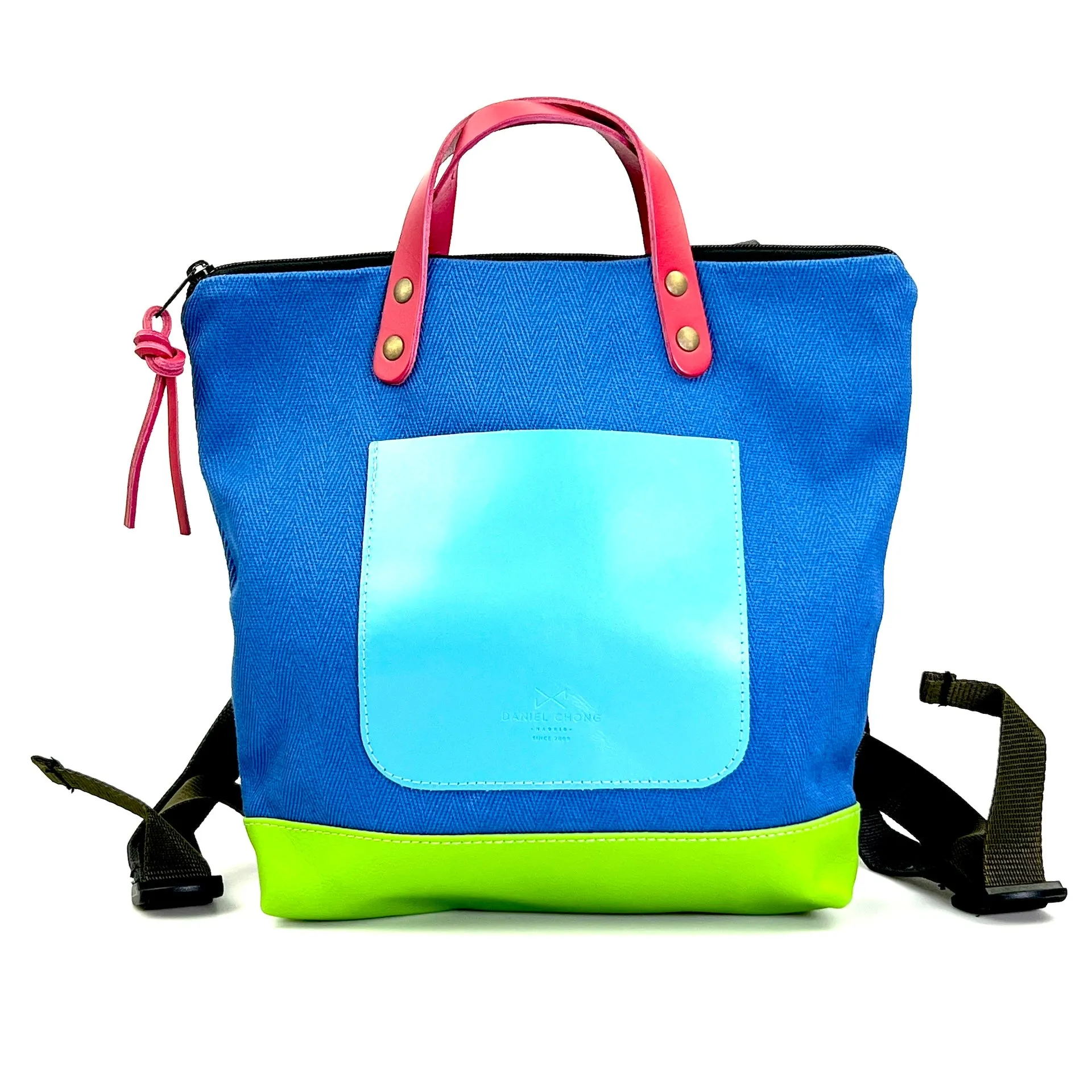 Mochila Slim Mini Cuadrada Loneta