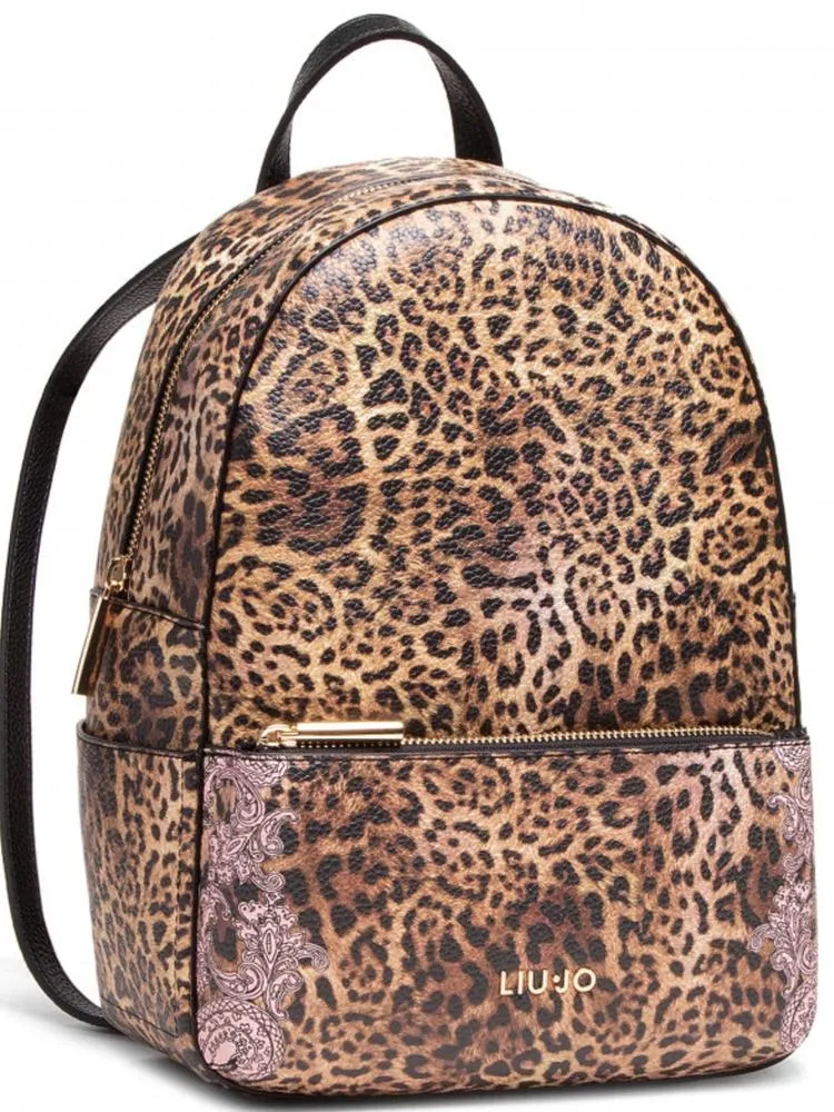 MOCHILA SOLA LEOPARDO LIU*JO