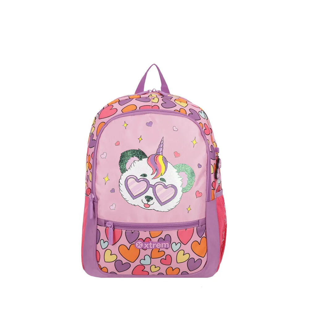 Mochila Xtrem Logan 5XT Panda Rosado
