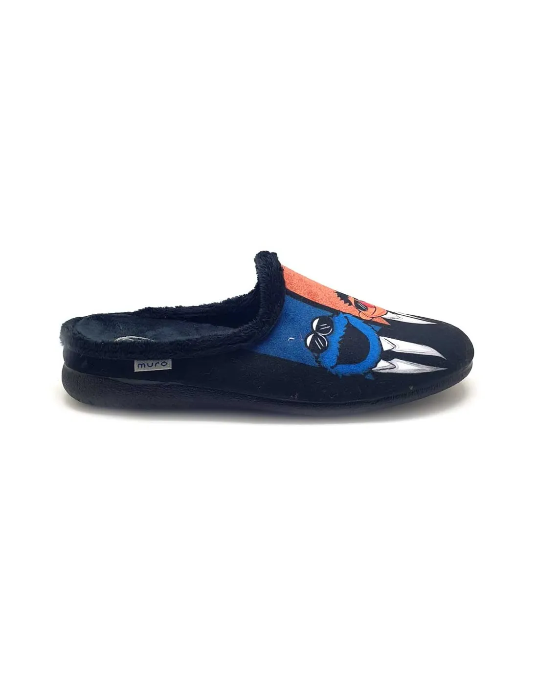 MURO ZAPATILLA CASA HOMBRE CON SERIGRAFIA DE EPI BLAS Y COCO BONITA Y CONFORTABLE 9825 XXX