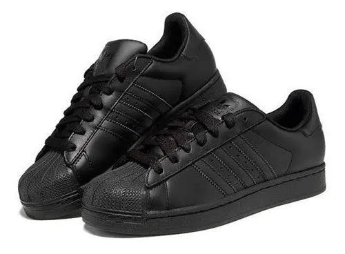 N370O Adidas concha Super Star originals negro total