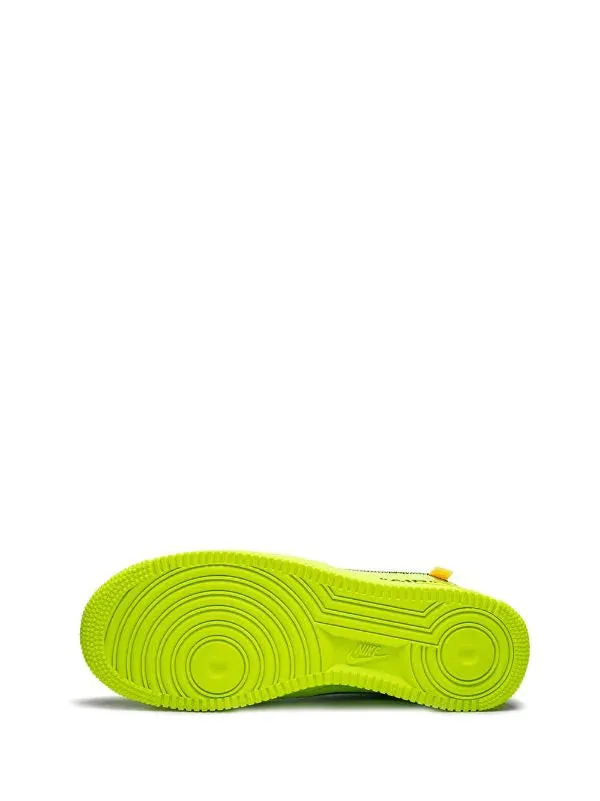 N370O Nike Air Force One off white neon Amarillo