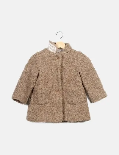 Nanos Abrigo pelo beige