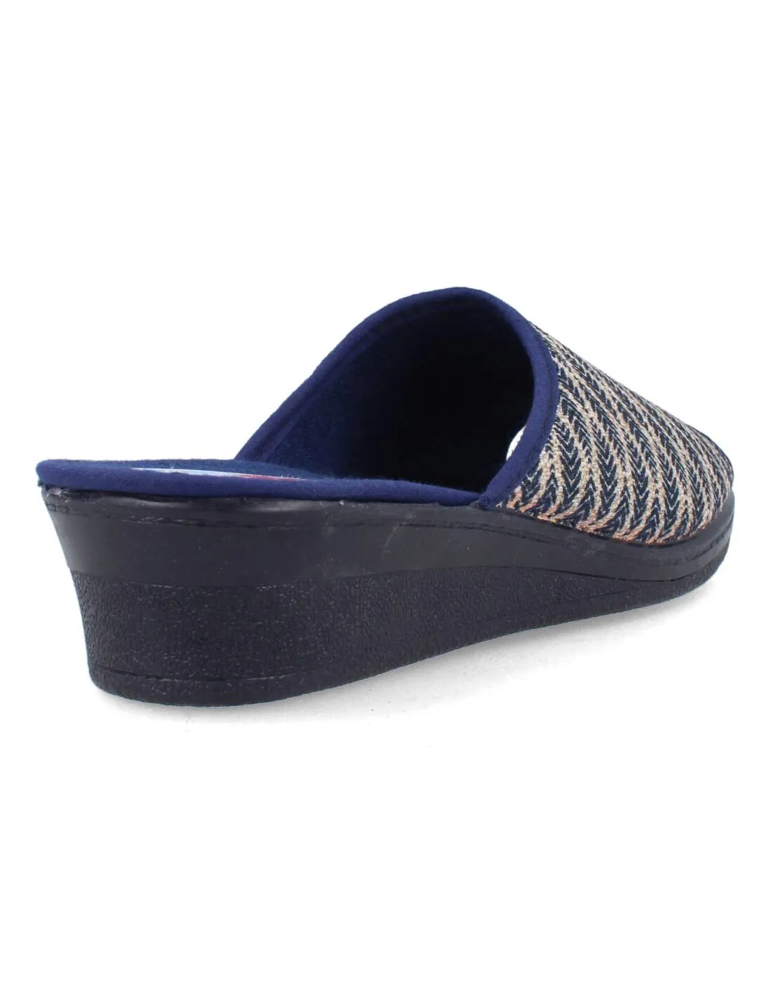 NATALIA  ZAPATILLAS MUJER CUñA ESPIGA MARINO
