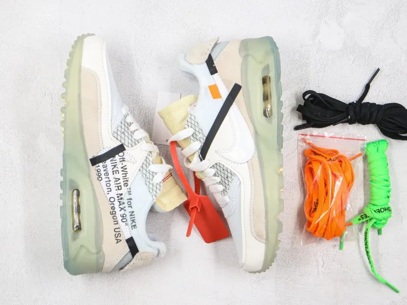 NIKE AIR MAX 90 X OFF WHITE MODELO 102M