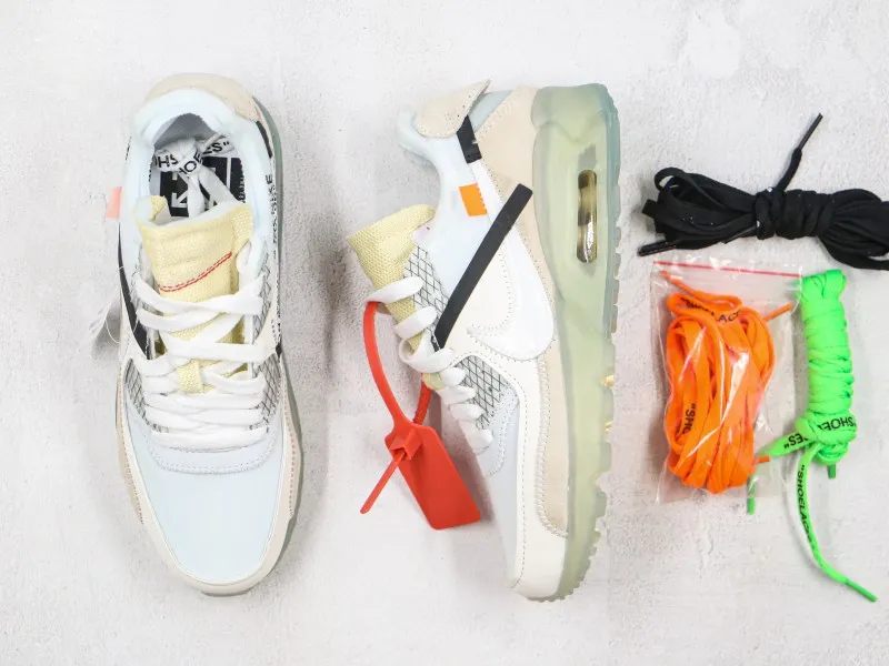 NIKE AIR MAX 90 X OFF WHITE MODELO 102M