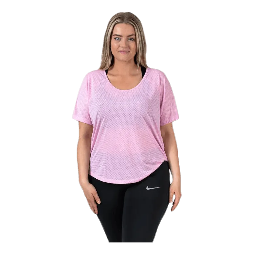 Nike Miler Top SS Breathe Plus Pink