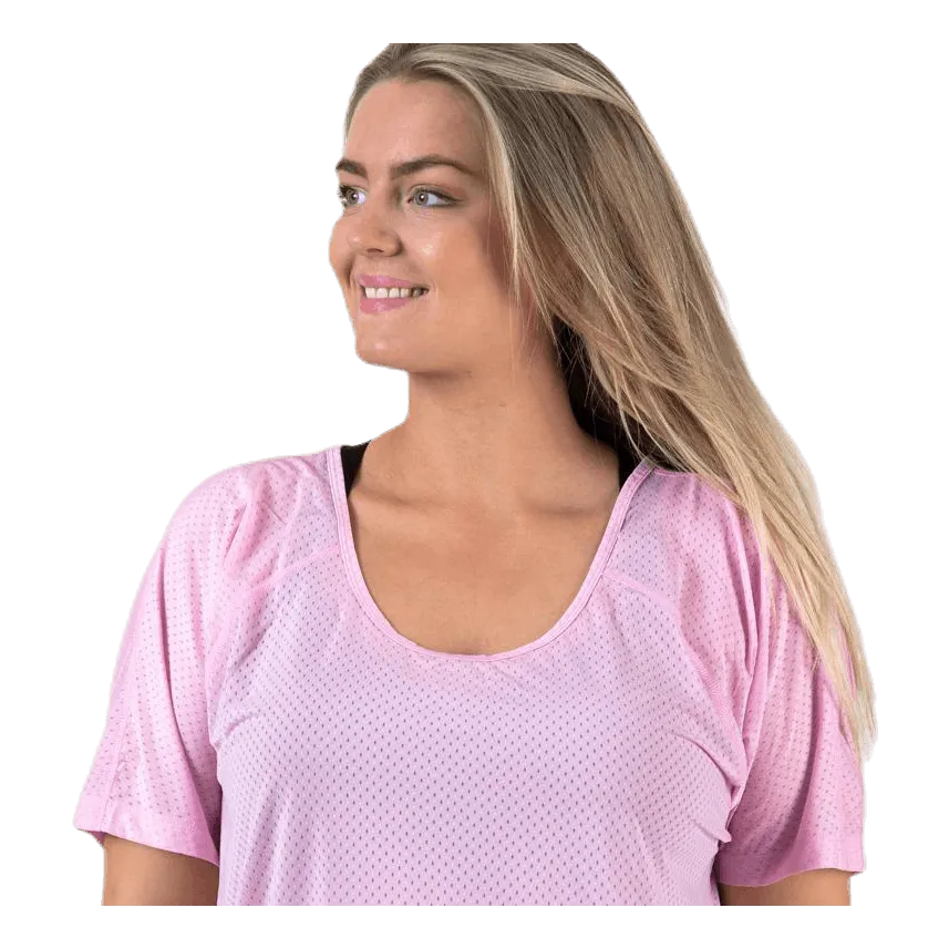 Nike Miler Top SS Breathe Plus Pink