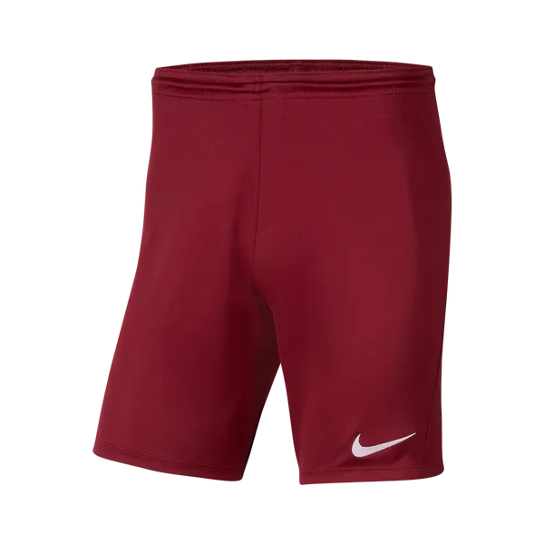 NIKE PARK III SHORTS TEAM RED