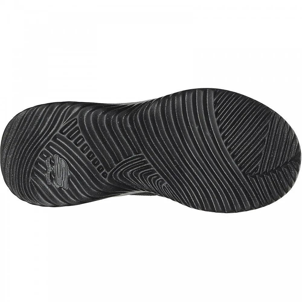 Niños Skechers Bounder Baronik | Negro | Entrenadores de escuelas infantiles