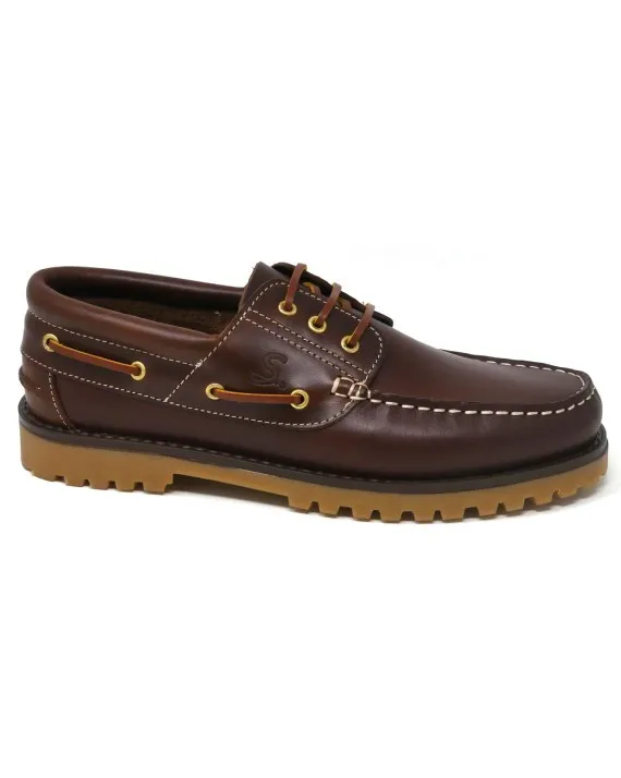 NÁUTICO CORDONES HOMBRE PIEL S@KUT E4736