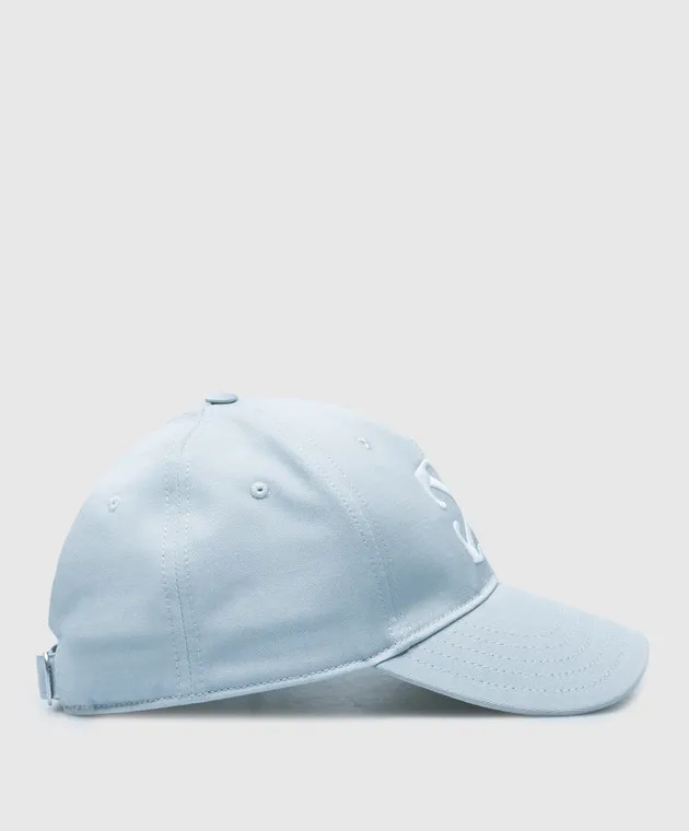OFFWHITE GRAY CAP WITH MONOGRAM LOGO