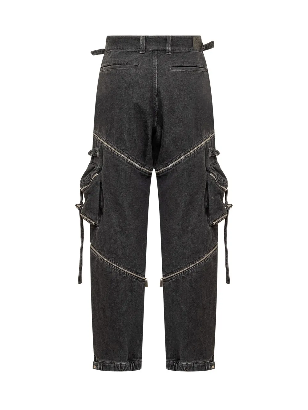 OFFWHITE ZIP DENIM CARGO PANTS