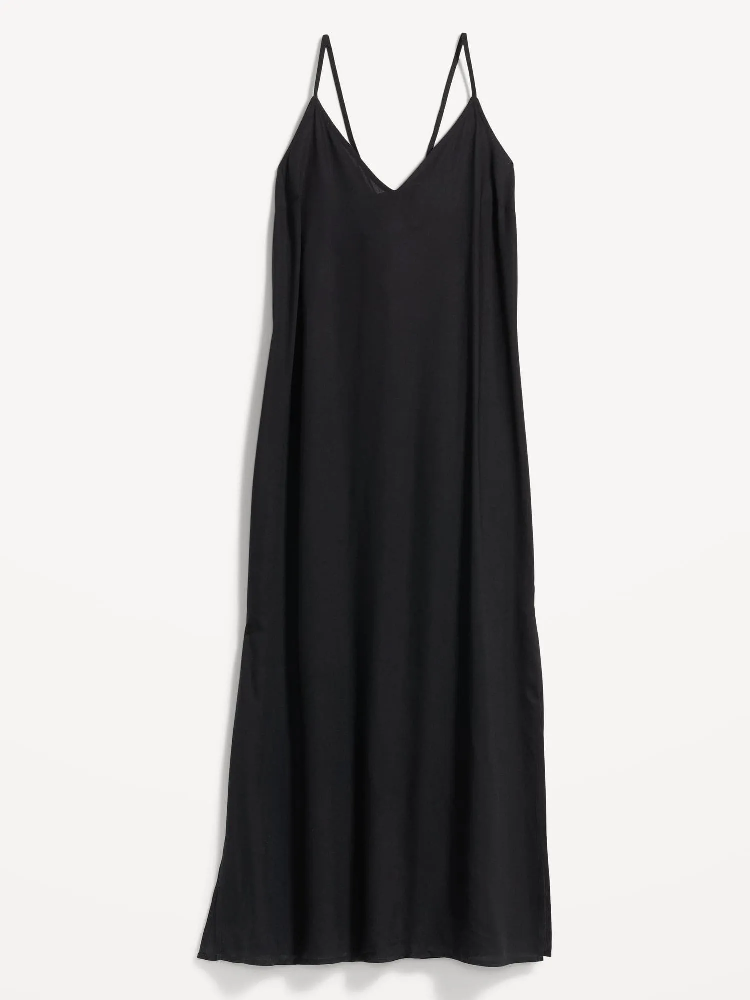 OLD NAVY Vestido Old Navy Slip Maxi Cordones Atrás Mujer
