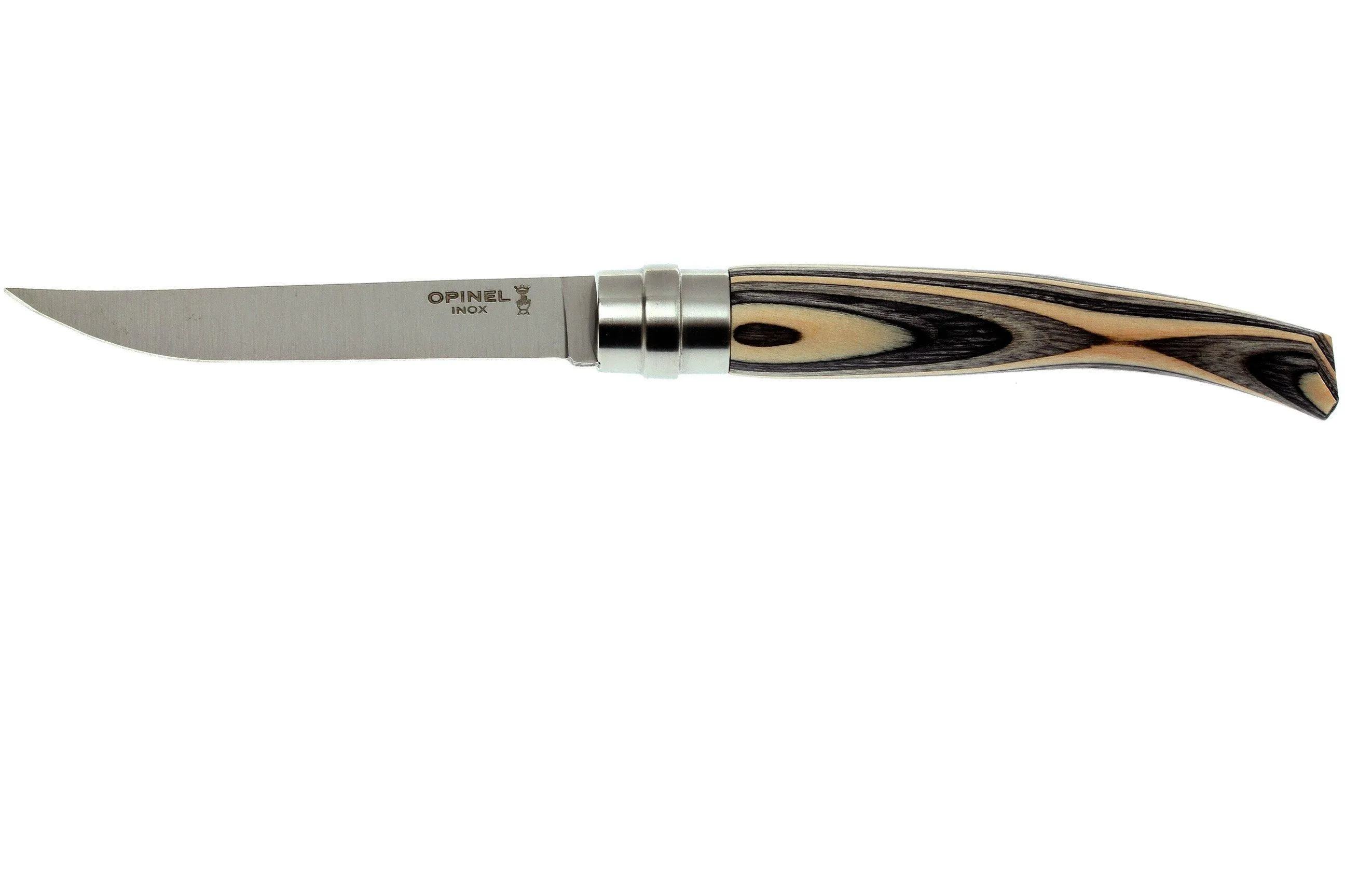 OPINEL 4UNIDADES SET DE CUCHILLOS PARA CARNE, MADERA DE ABEDUL