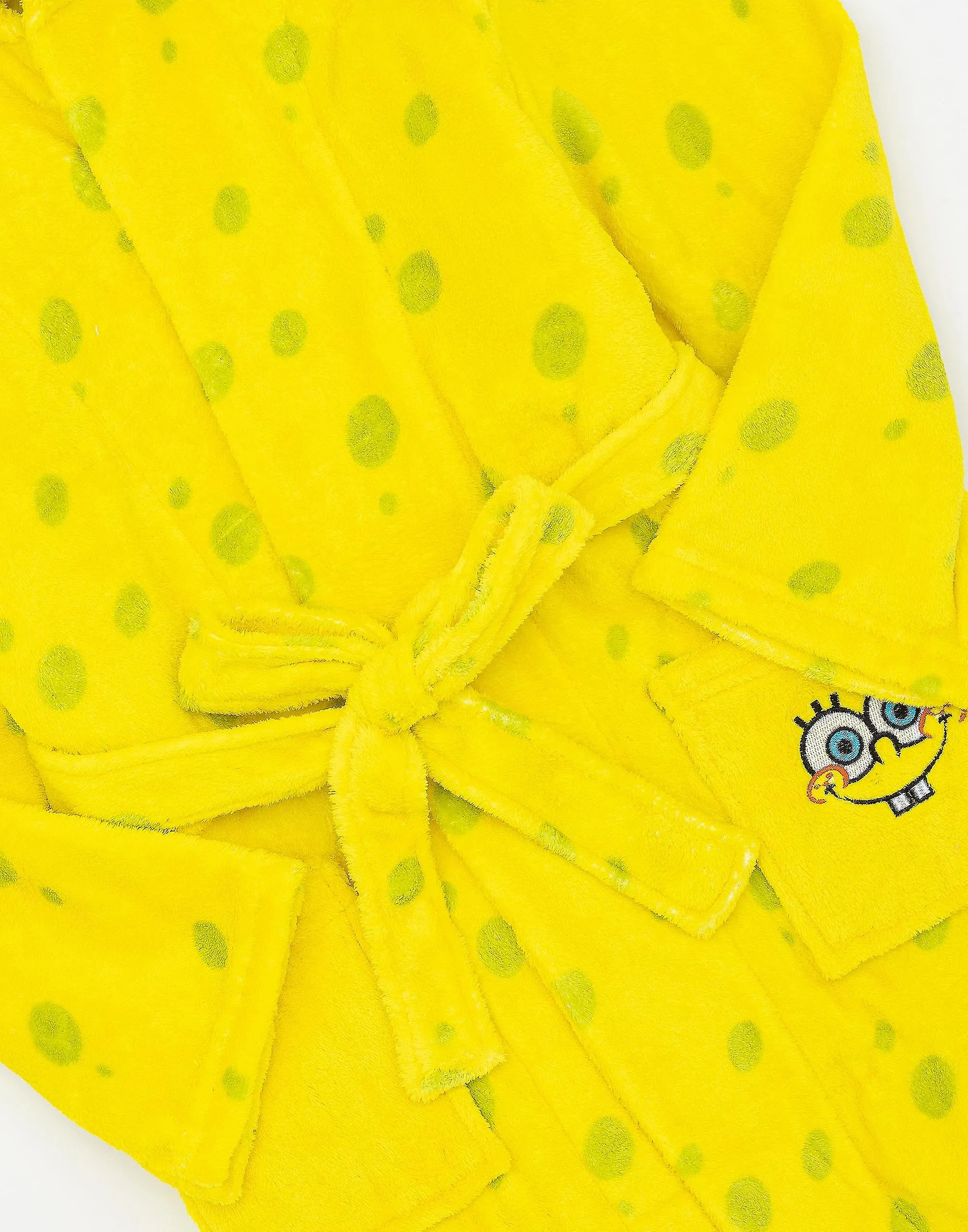 Otwoo Bob Esponja Pantalones Cuadrados Unisex Albornoz Niños Amarillo Bob Esponja Pantalones Cuadrados Capucha Cara Novelty