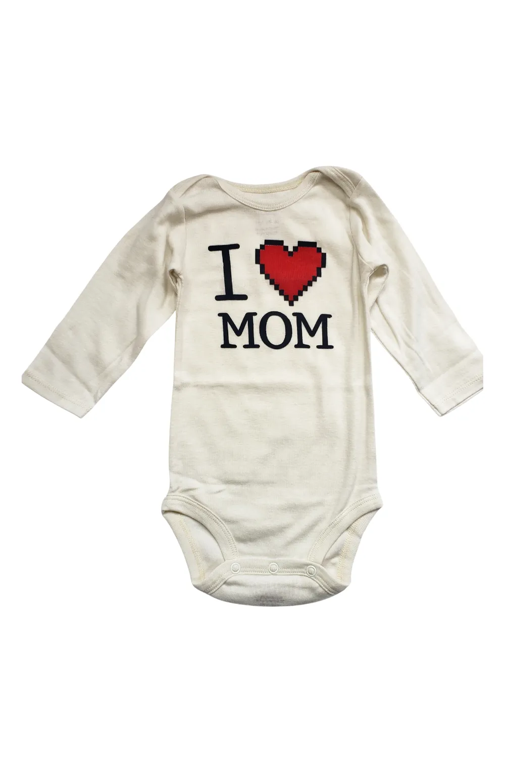Paalero Manga Larga Unisex.  Love mom pixeles.