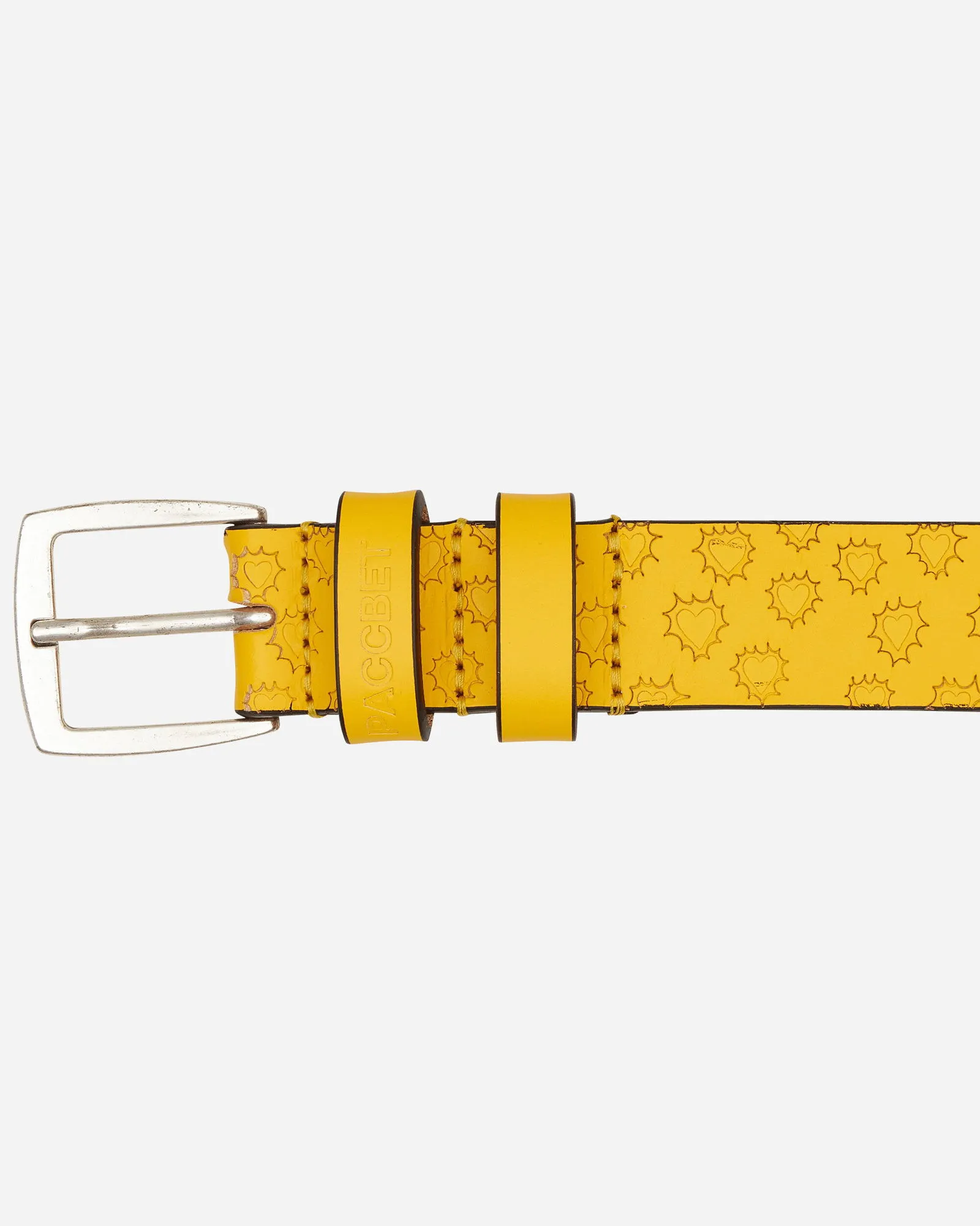 PACCBET Hearts Leather Belt