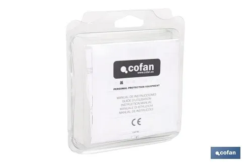 Pack de 10 Prefiltros P2 NR para Filtros A1B1E1K1 + 2 Aros Retenedores