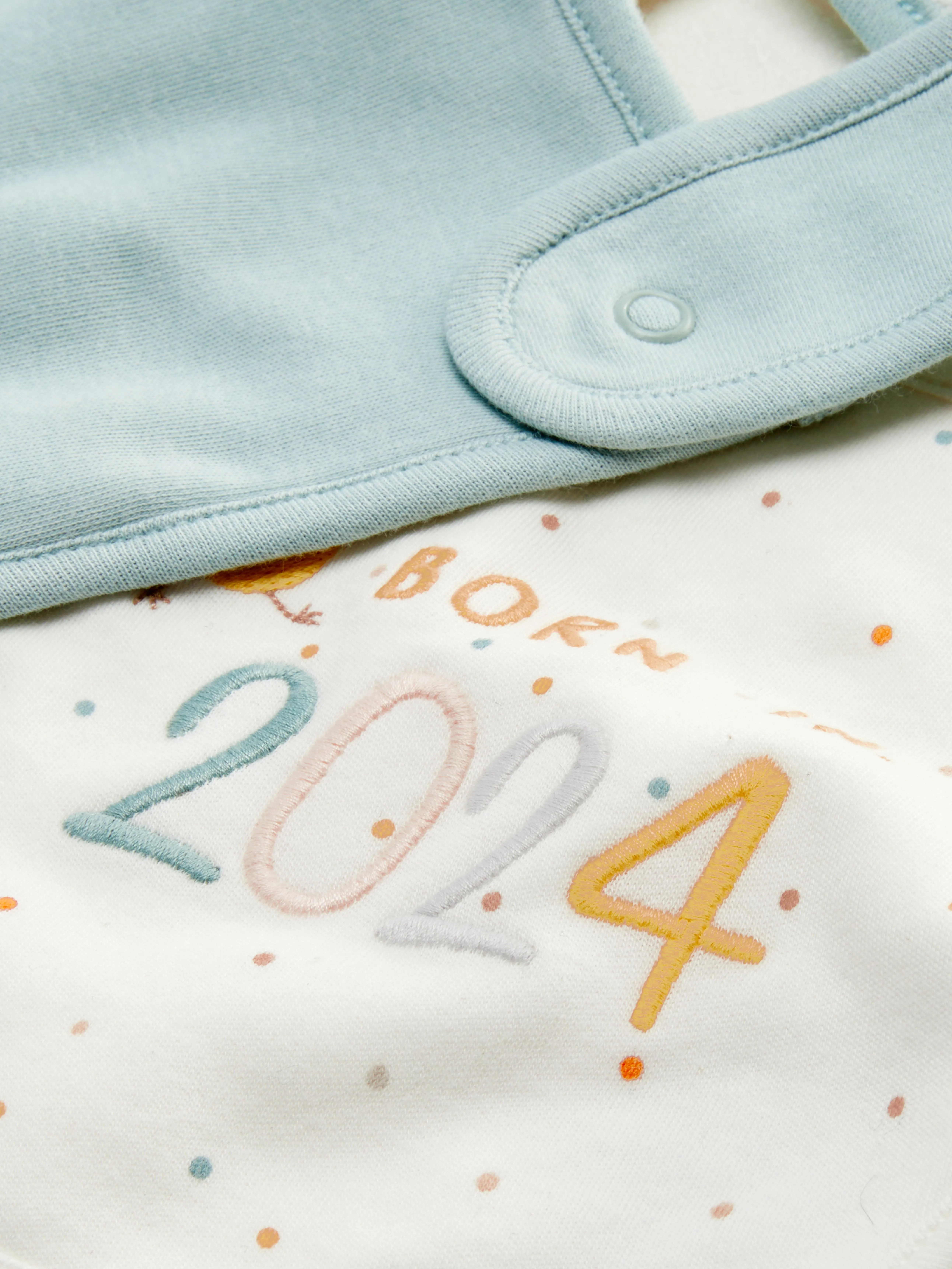 Pack de 2 baberos de tela de 2024
