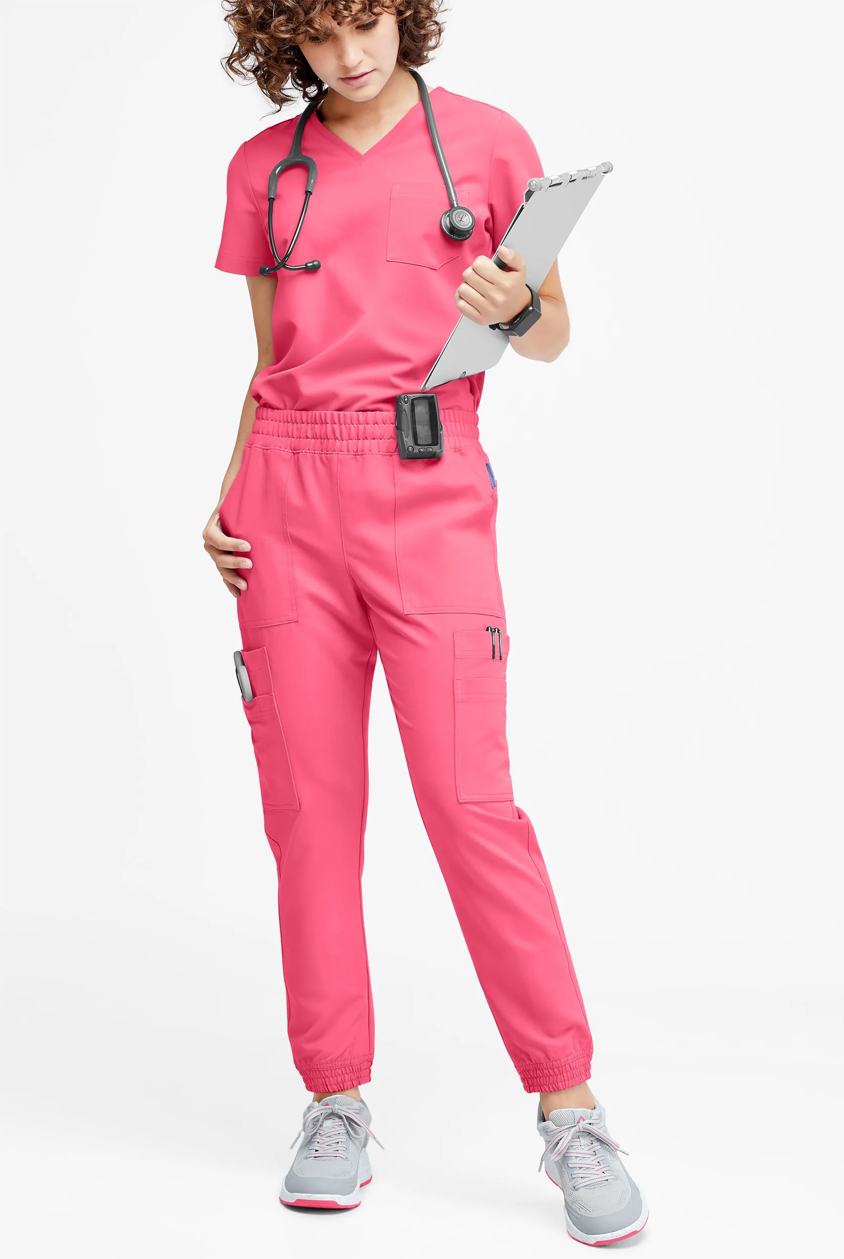 PANTAL&OACUTE;N M&EACUTE;DICO MOVEMENT BY BUTTERSOFT CEPHEI ESTILO JOGGER CON 11 BOLSILLOS PARA MUJER