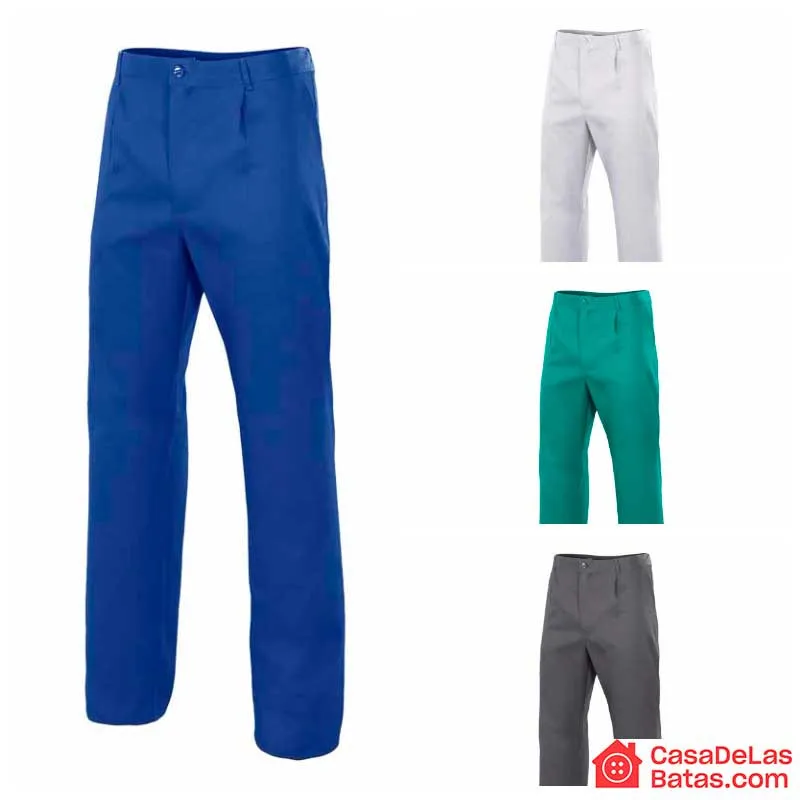 PANTALóN DE TRABAJO CON PINZAS  VELILLA 349