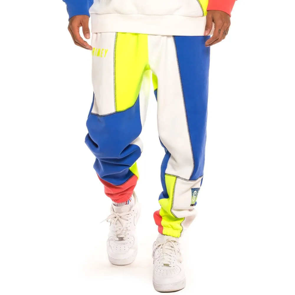 Pantalón Grimey Planete Noire Overlock Sweatpants FW19 White