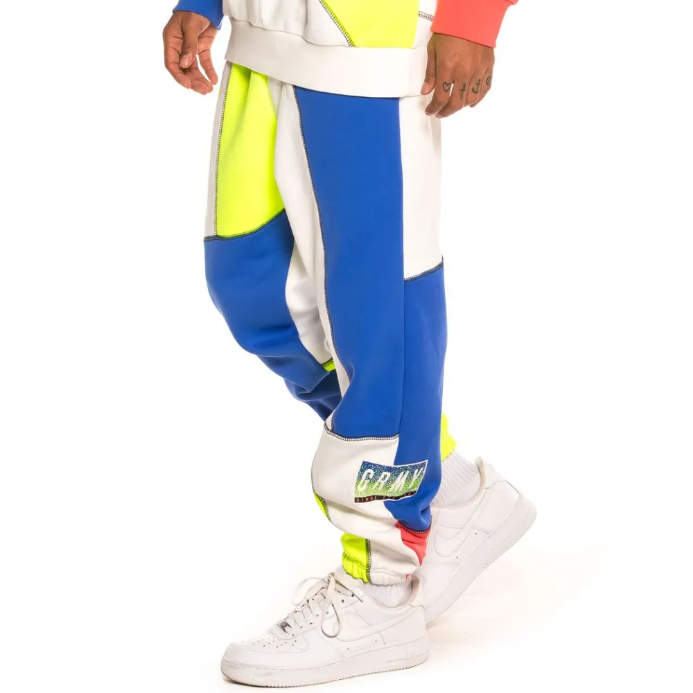 Pantalón Grimey Planete Noire Overlock Sweatpants FW19 White