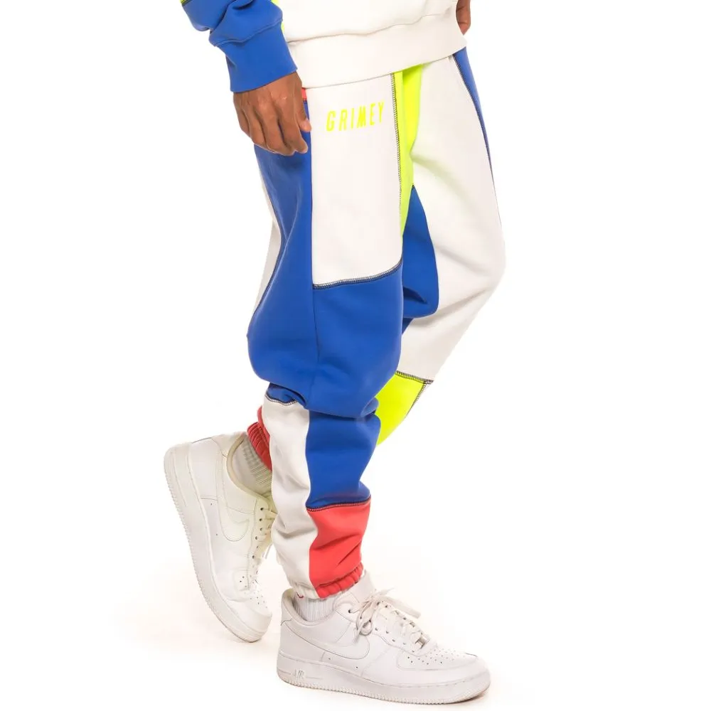 Pantalón Grimey Planete Noire Overlock Sweatpants FW19 White