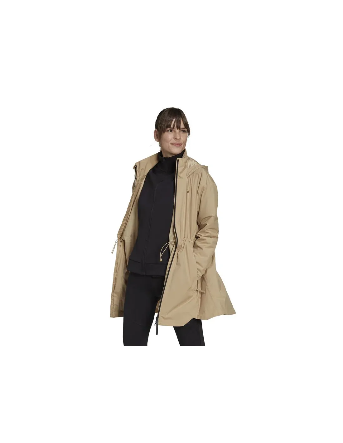 Parka adidas Traveer Rain.Rdy Mujer Brown