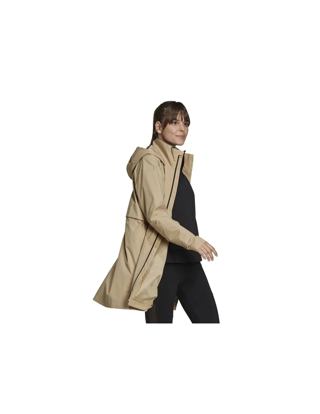 Parka adidas Traveer Rain.Rdy Mujer Brown