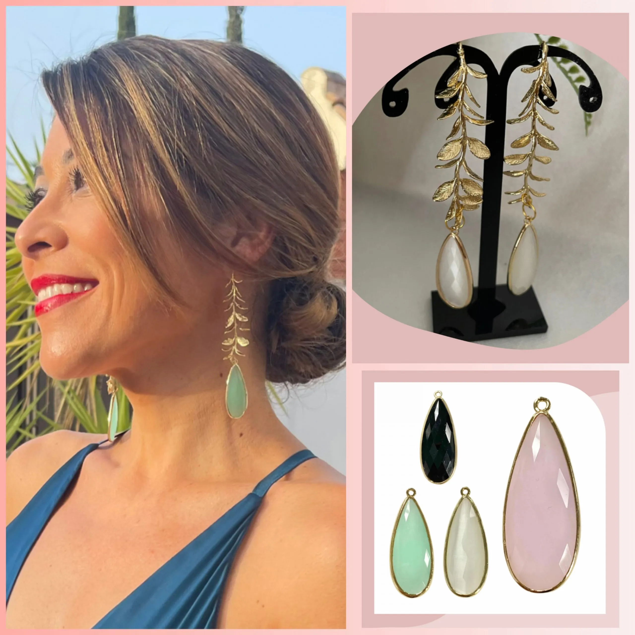 Pendientes Hojas Lágrima