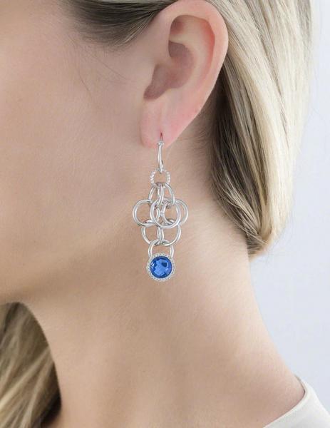 pendientes morellato blue rock