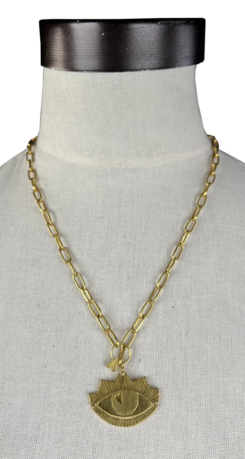 PEQUEÑAS INDULGENCIAS Collar Dije Ojo