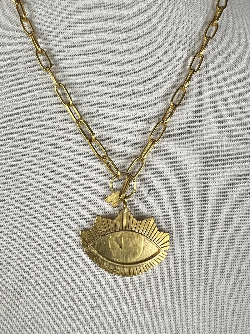 PEQUEÑAS INDULGENCIAS Collar Dije Ojo