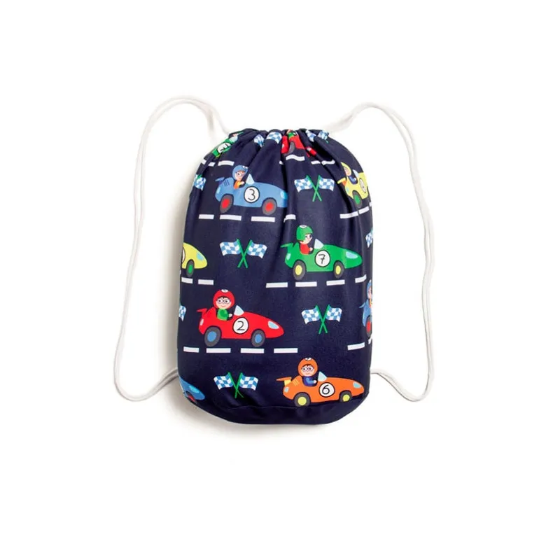 PETATE INFANTIL AZUL COCHES DE CARRERAS  DYNEKE