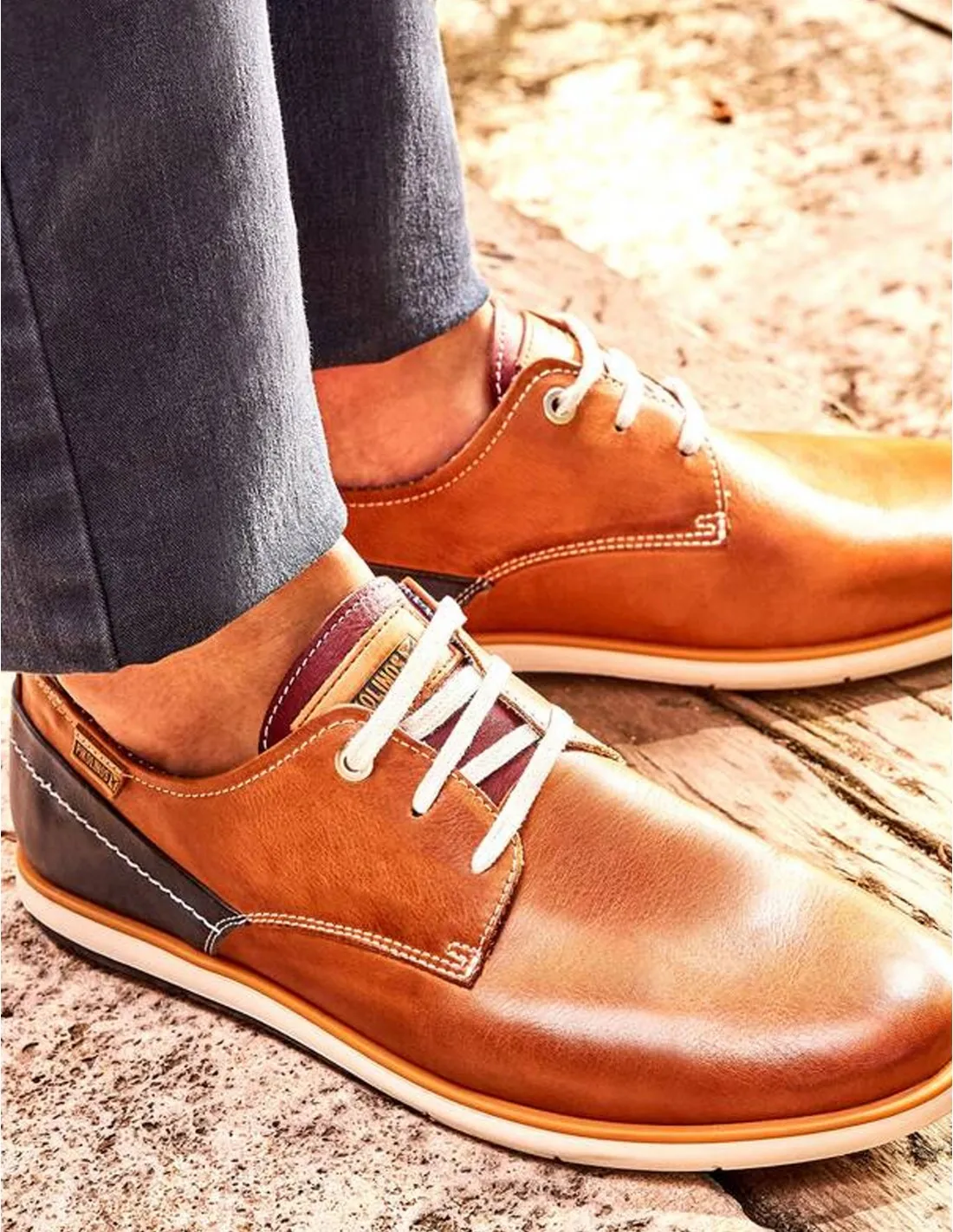 PIKOLINOS Zapatos Casual Piel Cuero