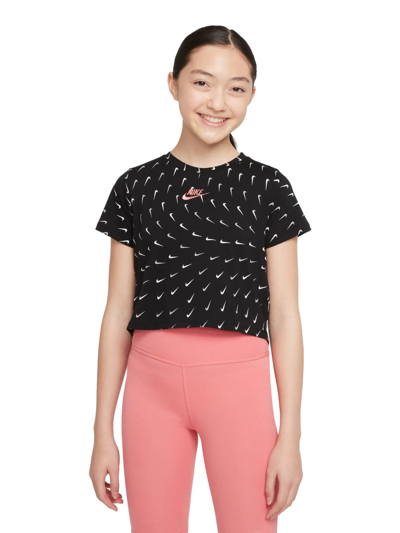 Playera Nike Sportswear Crop Swooshfetti Para